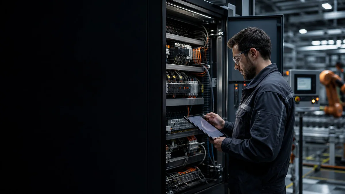 Automatisierte Industrieanlage als Sourcing-Kontext